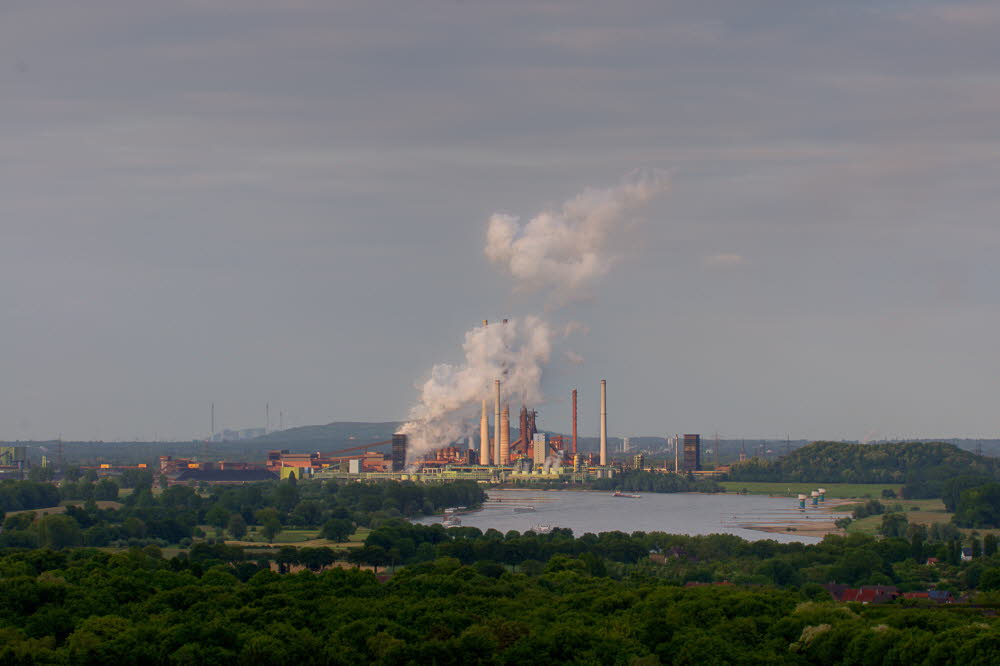 Rheinlandschaft bei Duisburg